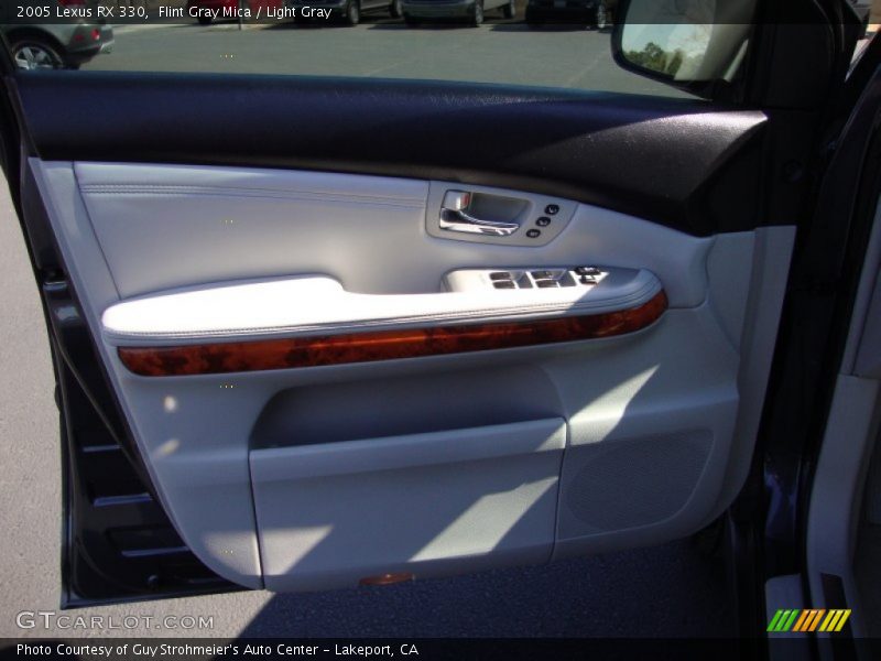 Flint Gray Mica / Light Gray 2005 Lexus RX 330