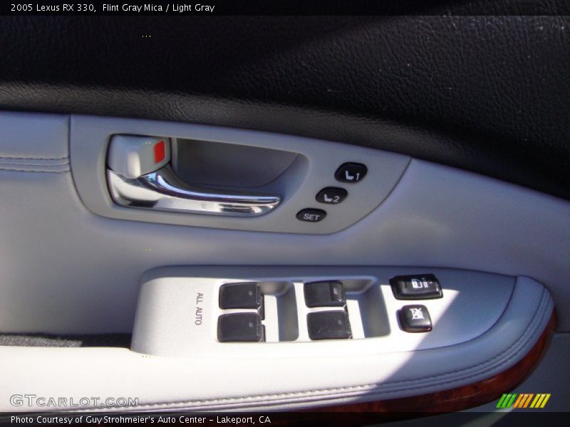 Flint Gray Mica / Light Gray 2005 Lexus RX 330