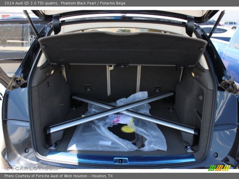 Phantom Black Pearl / Pistachio Beige 2014 Audi Q5 3.0 TDI quattro