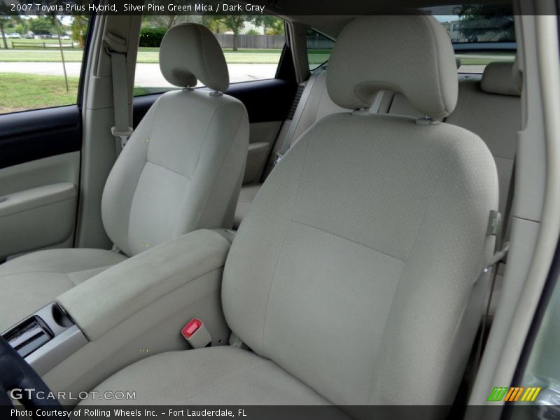Silver Pine Green Mica / Dark Gray 2007 Toyota Prius Hybrid