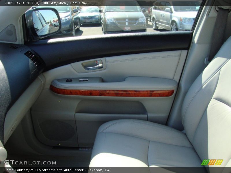 Flint Gray Mica / Light Gray 2005 Lexus RX 330