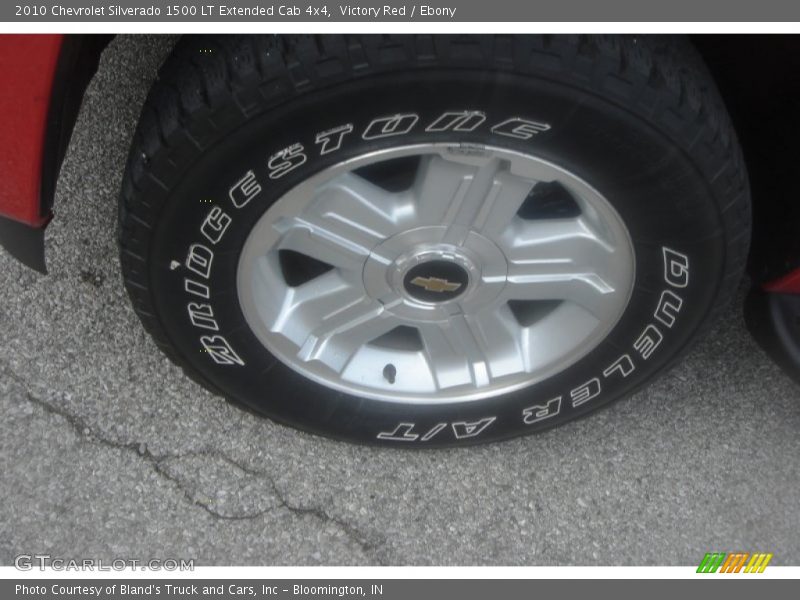 Victory Red / Ebony 2010 Chevrolet Silverado 1500 LT Extended Cab 4x4