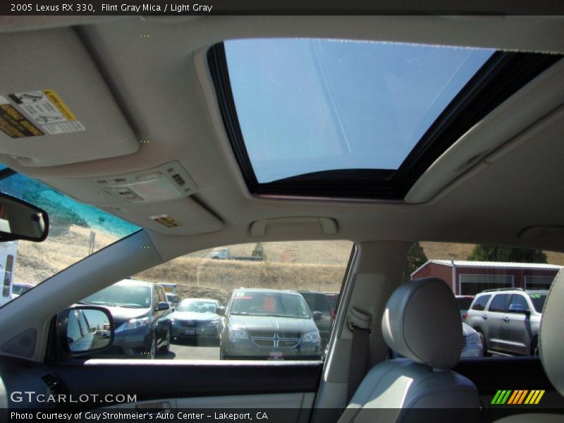Flint Gray Mica / Light Gray 2005 Lexus RX 330