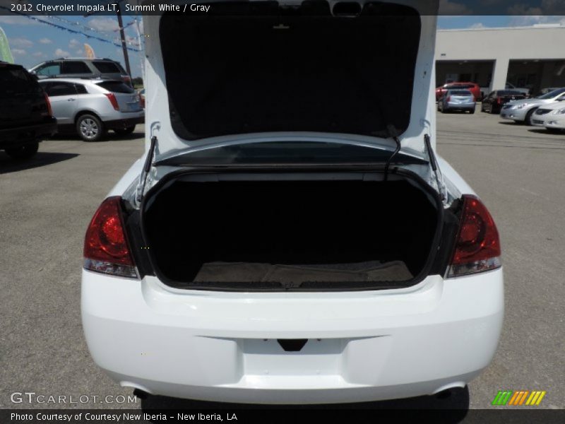 Summit White / Gray 2012 Chevrolet Impala LT