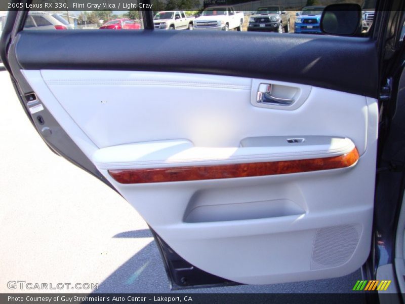 Flint Gray Mica / Light Gray 2005 Lexus RX 330