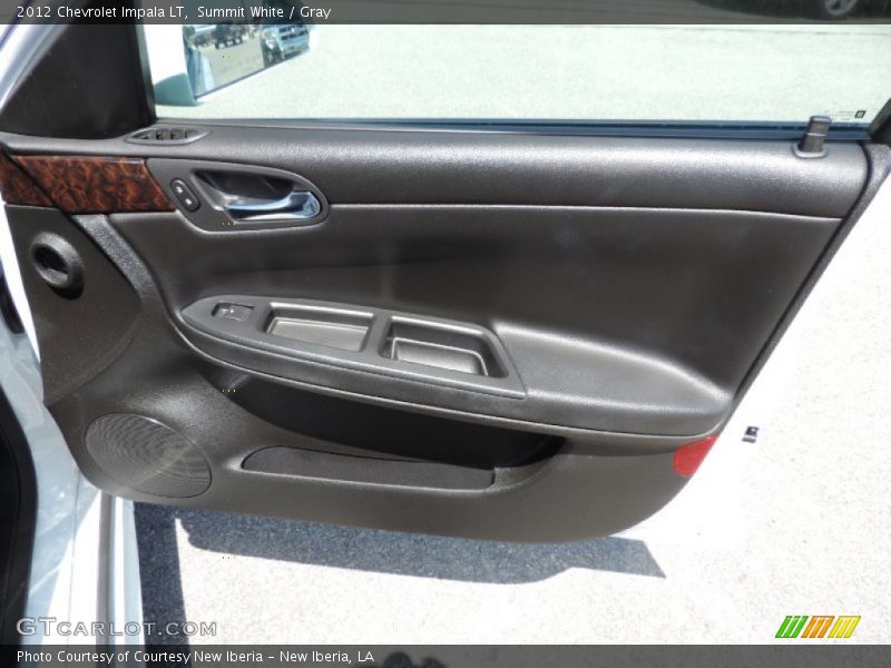 Summit White / Gray 2012 Chevrolet Impala LT