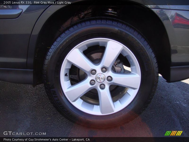 Flint Gray Mica / Light Gray 2005 Lexus RX 330