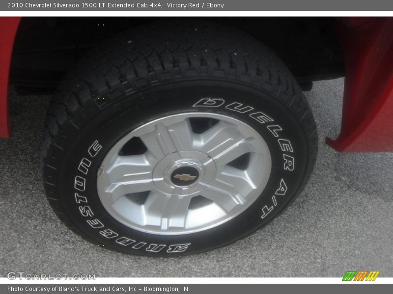 Victory Red / Ebony 2010 Chevrolet Silverado 1500 LT Extended Cab 4x4
