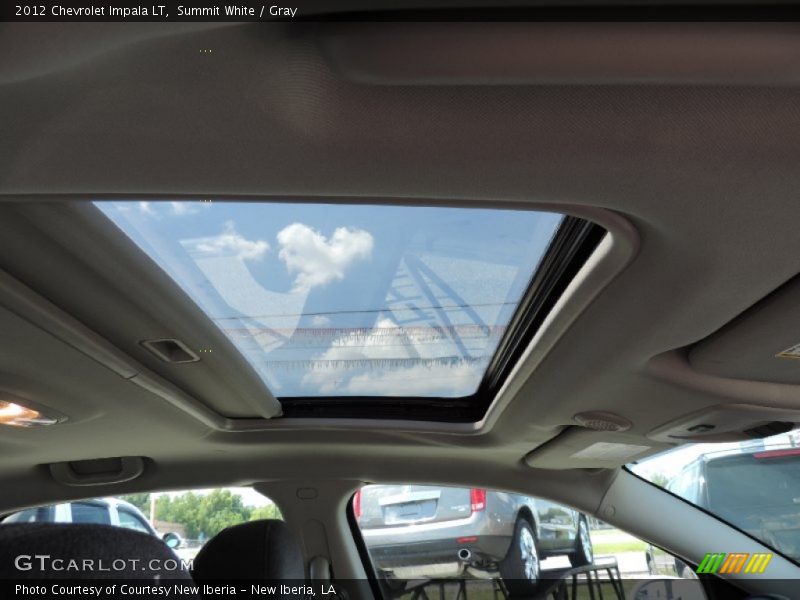 Summit White / Gray 2012 Chevrolet Impala LT
