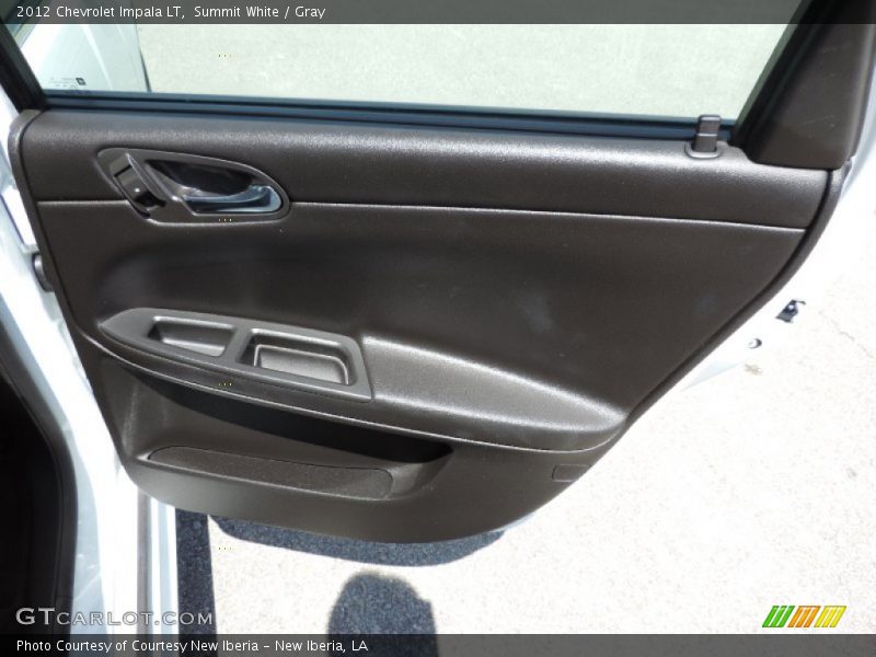 Summit White / Gray 2012 Chevrolet Impala LT