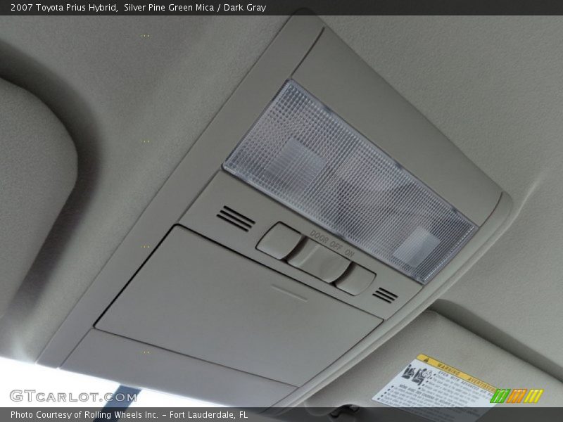 Silver Pine Green Mica / Dark Gray 2007 Toyota Prius Hybrid