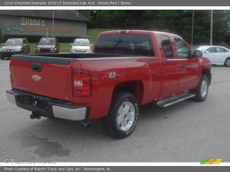 Victory Red / Ebony 2010 Chevrolet Silverado 1500 LT Extended Cab 4x4