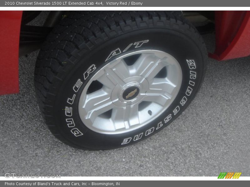 Victory Red / Ebony 2010 Chevrolet Silverado 1500 LT Extended Cab 4x4