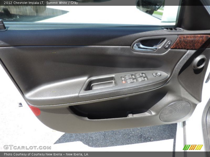 Summit White / Gray 2012 Chevrolet Impala LT
