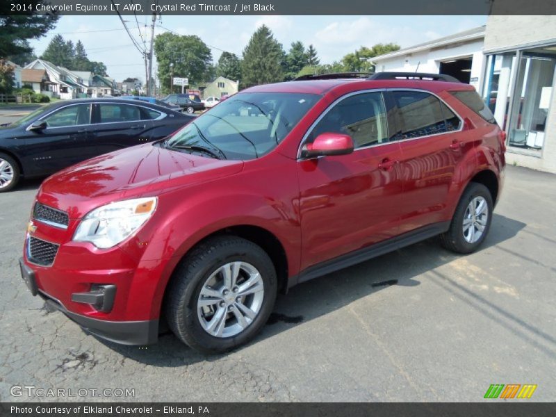 Crystal Red Tintcoat / Jet Black 2014 Chevrolet Equinox LT AWD