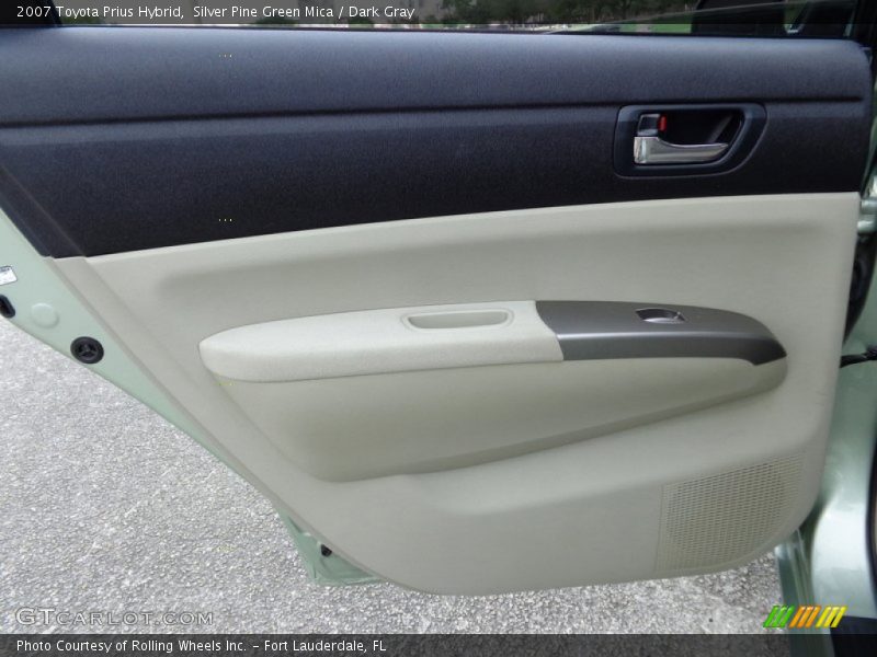 Silver Pine Green Mica / Dark Gray 2007 Toyota Prius Hybrid