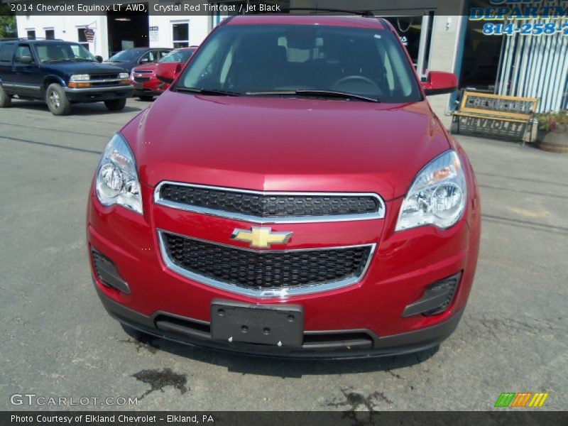 Crystal Red Tintcoat / Jet Black 2014 Chevrolet Equinox LT AWD
