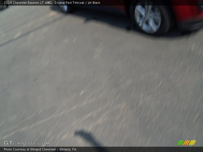 Crystal Red Tintcoat / Jet Black 2014 Chevrolet Equinox LT AWD