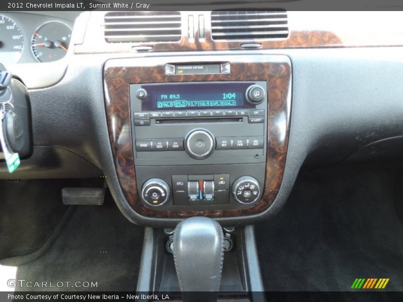 Summit White / Gray 2012 Chevrolet Impala LT