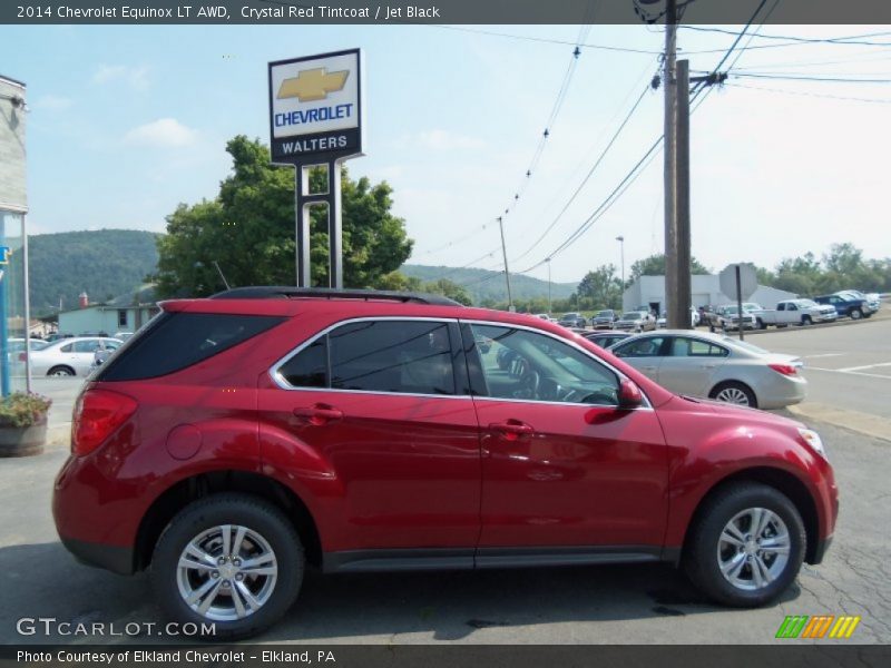 Crystal Red Tintcoat / Jet Black 2014 Chevrolet Equinox LT AWD