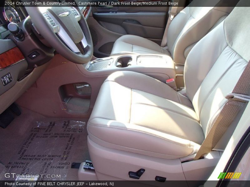 Front Seat of 2014 Town & Country Limited