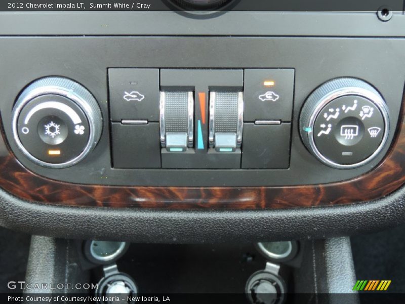 Summit White / Gray 2012 Chevrolet Impala LT
