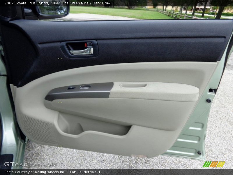 Silver Pine Green Mica / Dark Gray 2007 Toyota Prius Hybrid