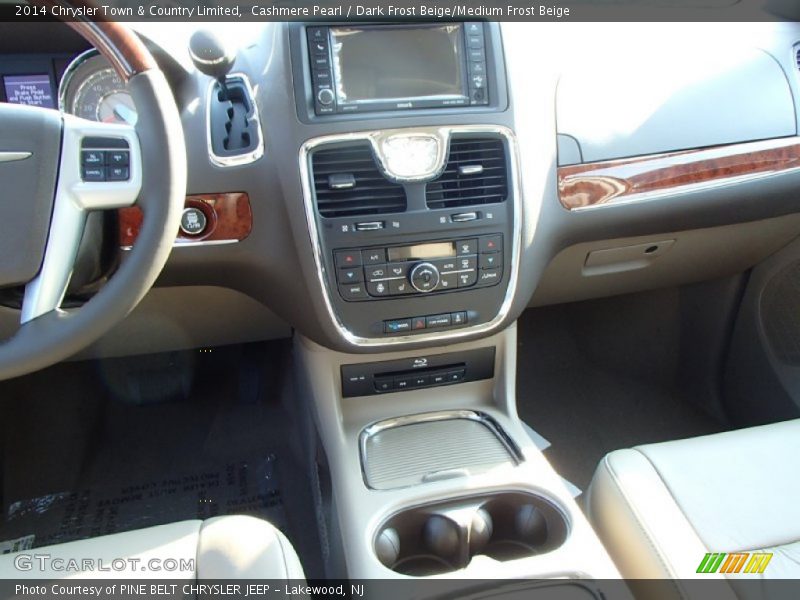 Cashmere Pearl / Dark Frost Beige/Medium Frost Beige 2014 Chrysler Town & Country Limited