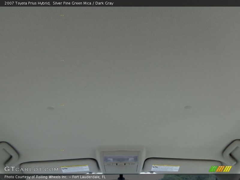 Silver Pine Green Mica / Dark Gray 2007 Toyota Prius Hybrid