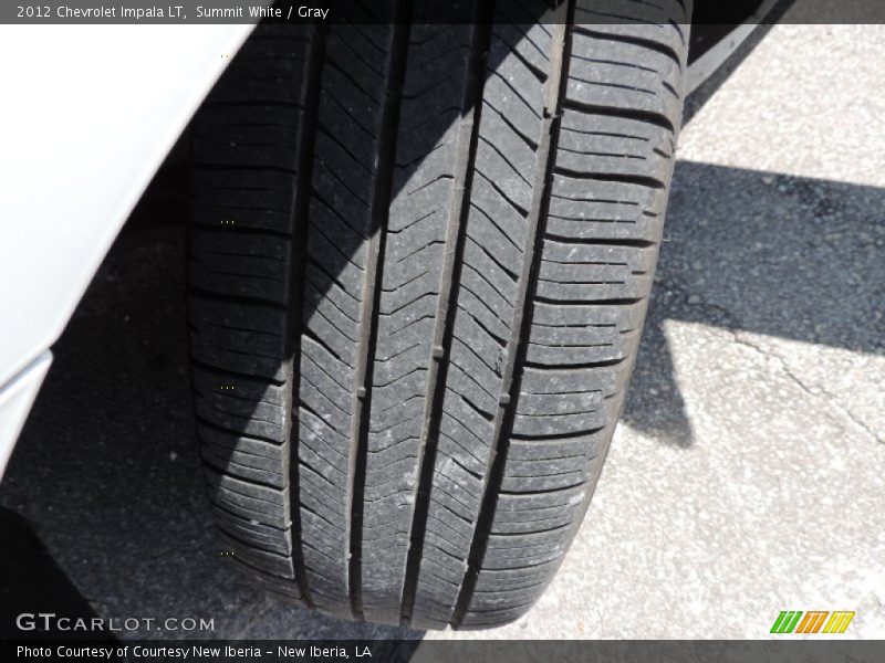 Summit White / Gray 2012 Chevrolet Impala LT