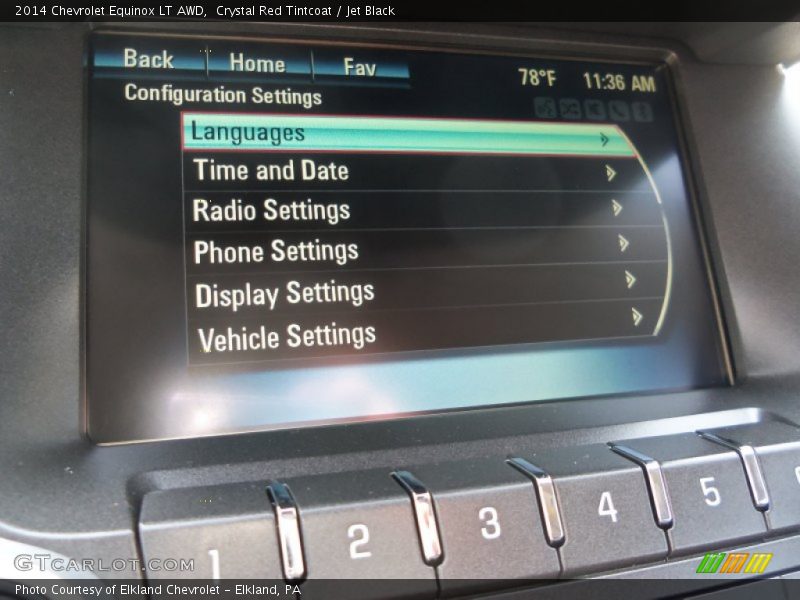 Crystal Red Tintcoat / Jet Black 2014 Chevrolet Equinox LT AWD