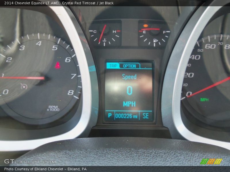 Crystal Red Tintcoat / Jet Black 2014 Chevrolet Equinox LT AWD