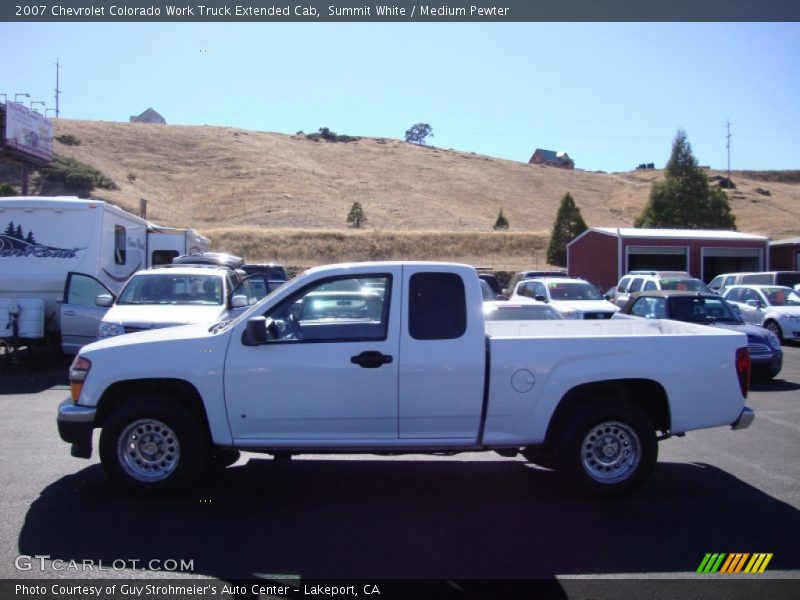 Summit White / Medium Pewter 2007 Chevrolet Colorado Work Truck Extended Cab