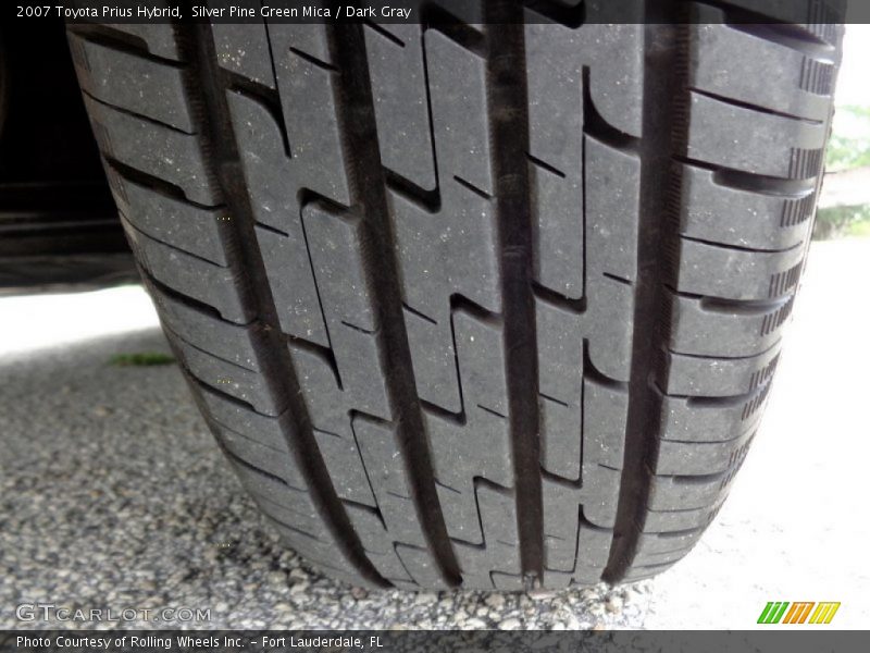Silver Pine Green Mica / Dark Gray 2007 Toyota Prius Hybrid