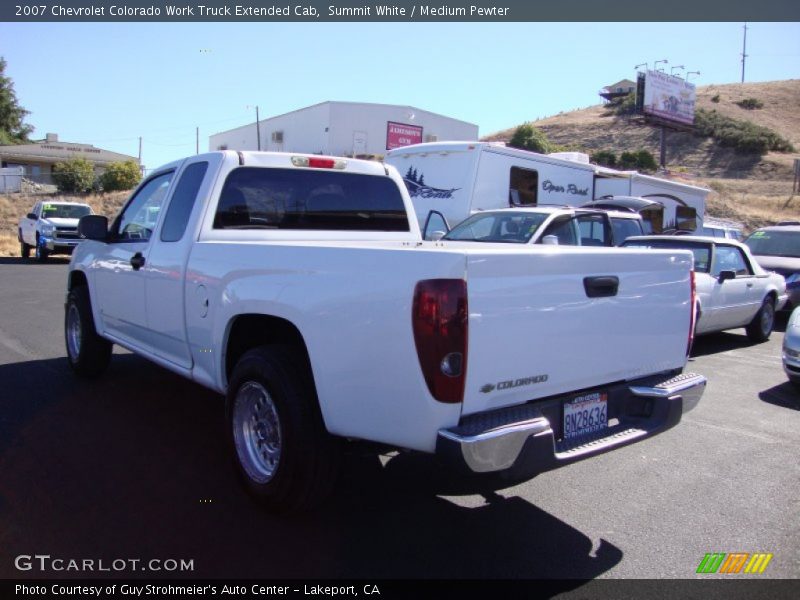 Summit White / Medium Pewter 2007 Chevrolet Colorado Work Truck Extended Cab