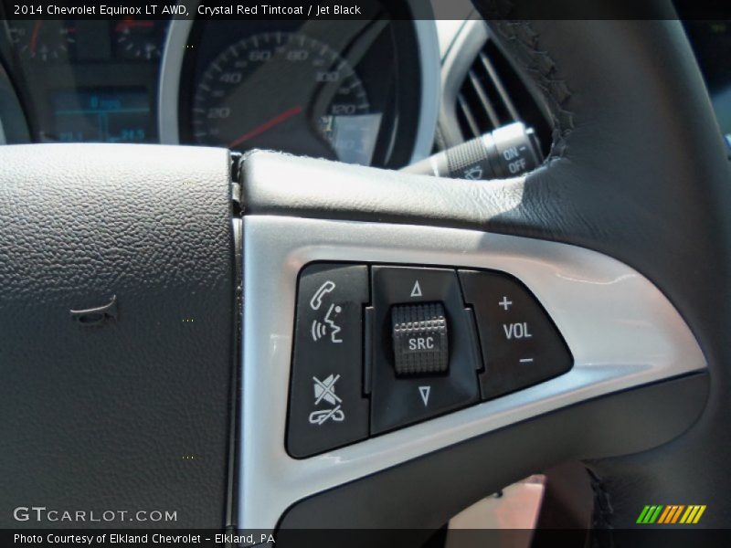 Crystal Red Tintcoat / Jet Black 2014 Chevrolet Equinox LT AWD