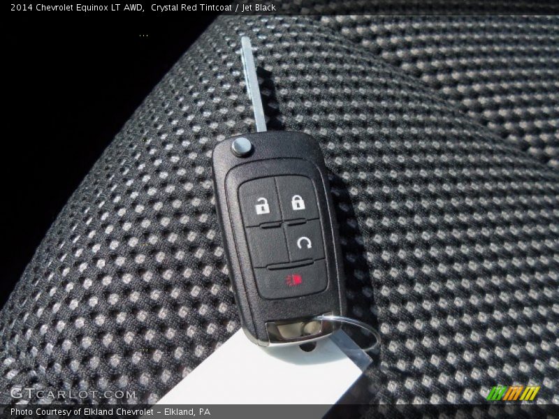 Keys of 2014 Equinox LT AWD