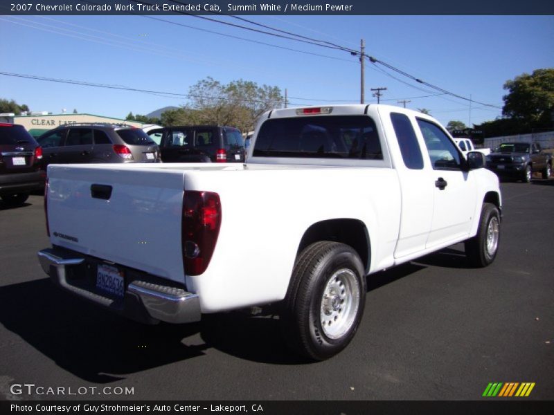 Summit White / Medium Pewter 2007 Chevrolet Colorado Work Truck Extended Cab