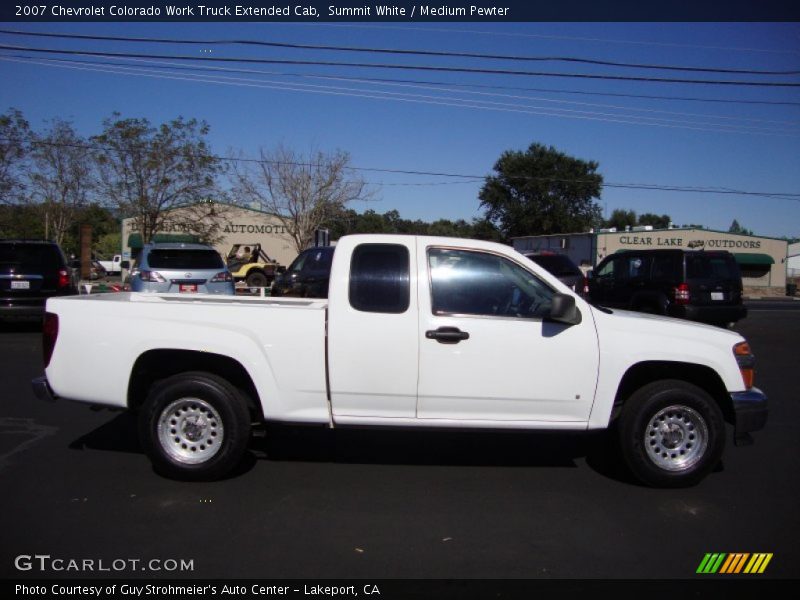 Summit White / Medium Pewter 2007 Chevrolet Colorado Work Truck Extended Cab