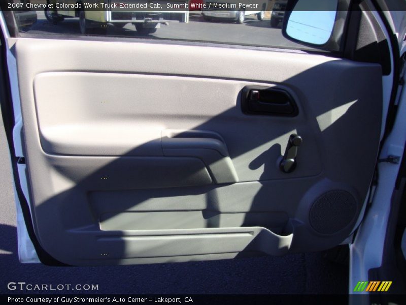 Summit White / Medium Pewter 2007 Chevrolet Colorado Work Truck Extended Cab