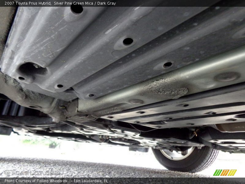 Silver Pine Green Mica / Dark Gray 2007 Toyota Prius Hybrid