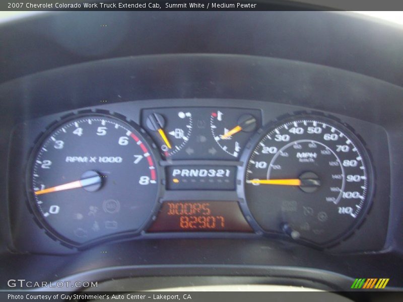 Summit White / Medium Pewter 2007 Chevrolet Colorado Work Truck Extended Cab