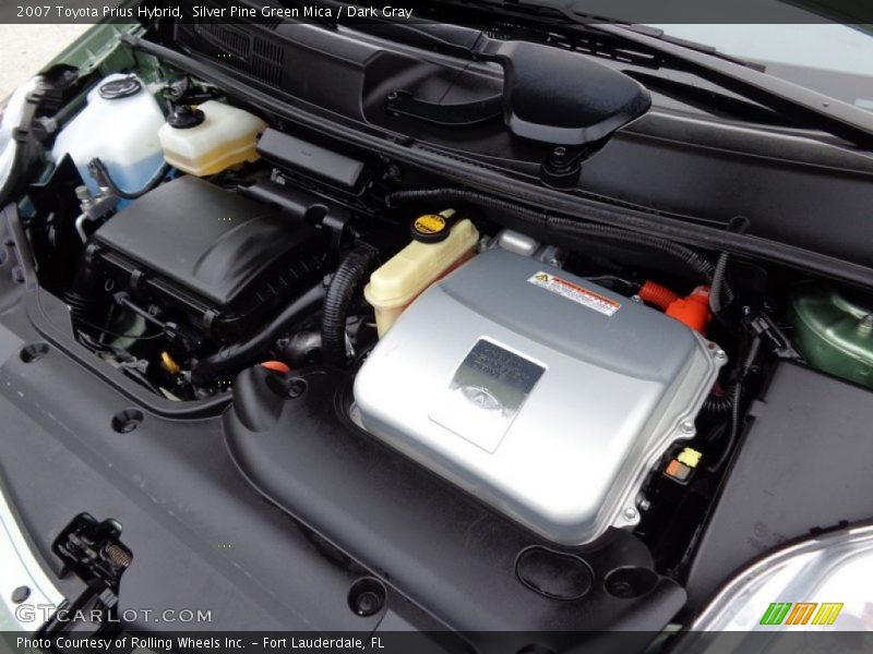 Silver Pine Green Mica / Dark Gray 2007 Toyota Prius Hybrid