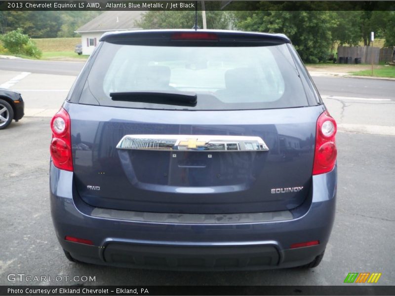 Atlantis Blue Metallic / Jet Black 2013 Chevrolet Equinox LS AWD
