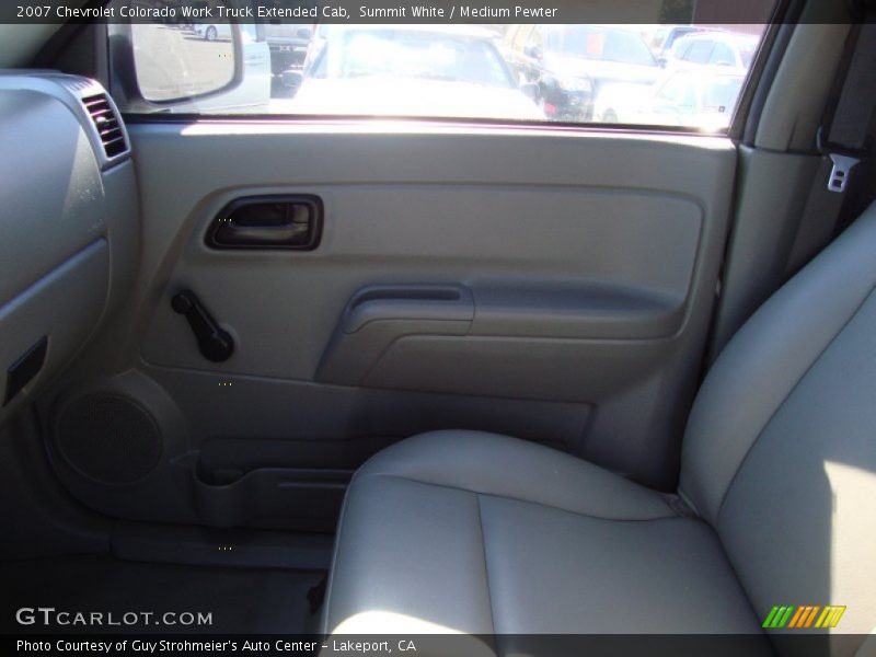 Summit White / Medium Pewter 2007 Chevrolet Colorado Work Truck Extended Cab