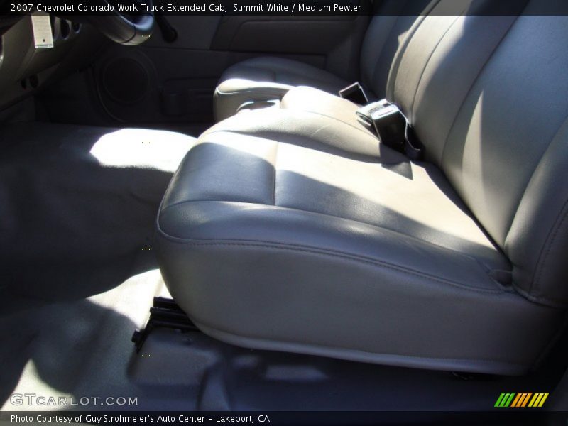Summit White / Medium Pewter 2007 Chevrolet Colorado Work Truck Extended Cab