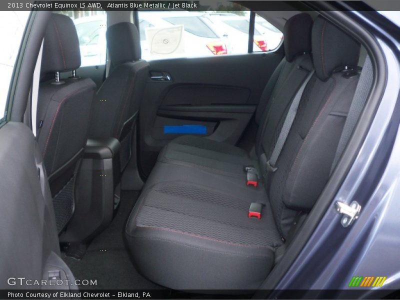 Atlantis Blue Metallic / Jet Black 2013 Chevrolet Equinox LS AWD