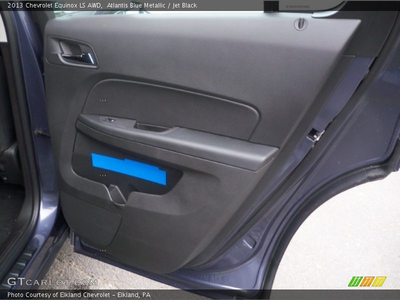 Atlantis Blue Metallic / Jet Black 2013 Chevrolet Equinox LS AWD