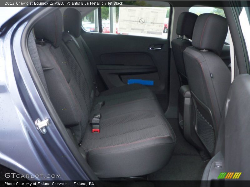 Atlantis Blue Metallic / Jet Black 2013 Chevrolet Equinox LS AWD