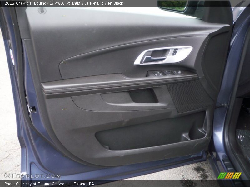 Atlantis Blue Metallic / Jet Black 2013 Chevrolet Equinox LS AWD